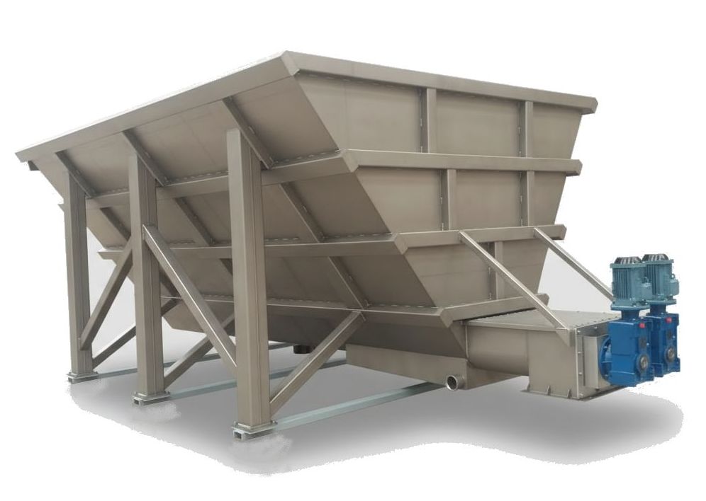 tolva de almacenado pistachos